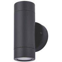 LAP Bronx Outdoor Up & Down Wall Light Black (8627R)