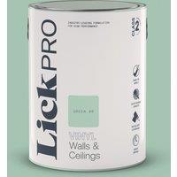 LickPro 5Ltr Green 08 Vinyl Matt Emulsion Paint (862TM)