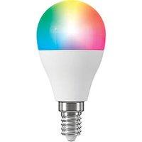 LAP E14 Mini Globe RGB & White LED Smart Light Bulb 4.2W 470lm (863FM)