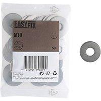 Easyfix A2 Stainless Steel Washers M10 x 1.4mm 50 Pack (863GX)