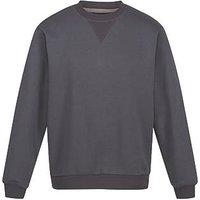 Regatta Pro Crew Neck Sweatshirt Seal Grey Medium 40 Chest (863JT)