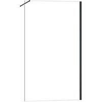 Triton Neo Frameless Showerwall Black 1000mm x 2000mm (863TK)