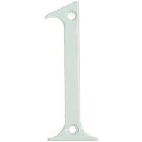Fab & Fix Door Numeral 1 White 80mm (8643P)