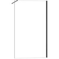 Triton Neo Frameless Showerwall Black 800mm x 2000mm (865TK)