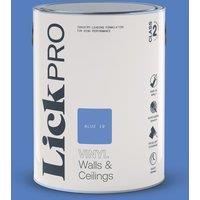 LickPro 5Ltr Blue 19 Vinyl Matt Emulsion Paint (865TM)