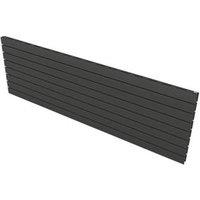 Ximax Oceanus 595mm x 1800mm 5635BTU Anthracite Horizontal Designer Radiator (865TP)