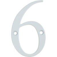 Fab & Fix Door Numeral 6, 9 White 80mm (8666P)