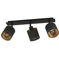 Eglo Esteperra Bar 3-Light Spotlight Black (866PL)