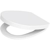 Crown Soft-Close with Quick-Release Toilet Seat Thermoset Plastic White (867RM)