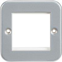 Knightsbridge 2-Module Modular Metal Clad Faceplate (867YA)