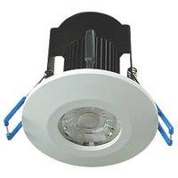 Robus Triumph Activate Fixed Fire Rated LED Downlight White 6W 560lm (8680T)