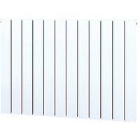 Towelrads Hanworth Plus 700mm x 960mm 5473BTU White Horizontal Designer Radiator (868RY)