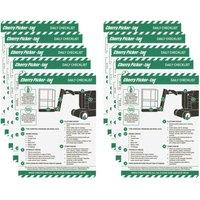 Scafftag Cherry Picker Tag Inserts 10 Pack (868YU)