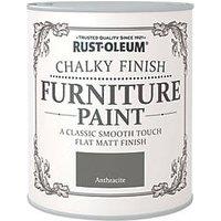 Rust-oleum Universal 750ml Anthracite Grey Chalky Furniture Paint (8695G)
