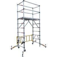 Werner Single Depth Aluminium Telescopic Tower 0.6m x 1.42m x 2m (869JL)