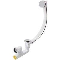 Flomasta Pop-Up Swivel Bath Trap and Overflow with Waste White 40mm (869JN)
