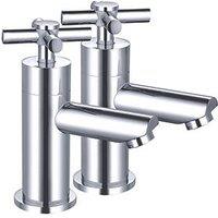 ETAL Oban Bathroom Basin Taps Polished Chrome 1 Pair (869KG)