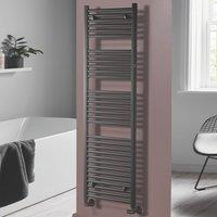 Towelrads 1600mm x 400mm 2160BTU Anthracite Flat Towel Radiator (869RY)
