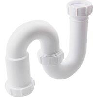 Flomasta Compression Sink S Trap White 40mm (870JN)