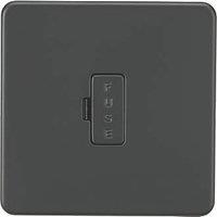 Knightsbridge 13A Unswitched Fused Spur Anthracite (870TY)