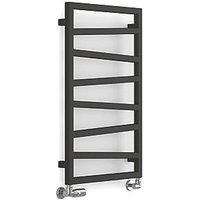 Terma 835mm x 500mm 1091BTU Black Flat Designer Towel Radiator (871RH)