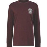 Hard Yakka Heritage Icon Long Sleeve Tee Shirt Red Brick Medium 38" Chest (871XT)