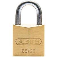 Abus Premium 65 Brass Padlock 20mm (8729T)