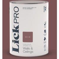 LickPro 5Ltr Red 06 Vinyl Matt Emulsion Paint (872TM)
