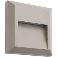 Saxby Severus Outdoor LED Wall Light Grey 3W 150lm (872VX)