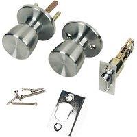 ERA Mortice Passage Knob Set Satin Stainless Steel 67mm (87351)