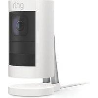 Ring 8SS1E8-WEU0 Mains or Battery-Powered White Wired 1080p Indoor & Outdoor Cylinder Camera (873HK)