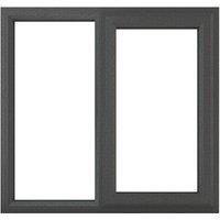 Crystal Right-Hand Opening Clear Double-Glazed Casement Anthracite Grey uPVC Window 1190mm x 1115mm (873JP)