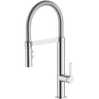 Turin Pull-Out Spray Mono Mixer Kitchen Tap Chrome (8745P)