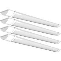 4lite Advantage Twin 4ft LED Battens 4000K 30W 3600lm 220-240V 4 Pack (874GR)