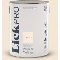 LickPro 5Ltr White BS 08 B 15 Vinyl Matt Emulsion Paint (874TM)