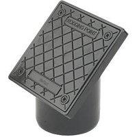 FloPlast Push-Fit Plain-End 45 Square Rodding Point (Spigot) 110mm (87511)