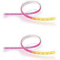 Philips Hue 3m LED Gradient Strip Light & Extension Set 20W 1800lm 2 Pieces (877JC)