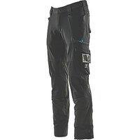 Mascot Advanced 17079 Work Trousers Black 34.5" W 30" L (877KX)