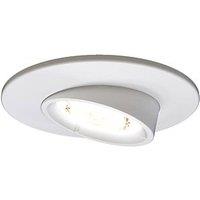4lite Tilt Fire Rated GU10 Downlights Matt White 10 Pack (878GR)