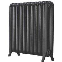 Arroll 748mm x 794mm 3780BTU Black Cast Iron 2 Column Radiator (878KY)