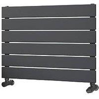 Ximax Oceanus 445mm x 600mm 1007BTU Anthracite Horizontal Designer Radiator (878TP)