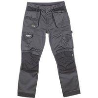 Apache ATS 3D Stretch Work Trousers Black/Grey 32" W 29" L (879JH)