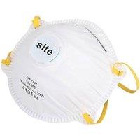 Site Moulded Valved Masks P2 10 Pack (879JJ)