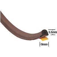Stormguard EPDM Rubber P Strip Brown 20m (88076)