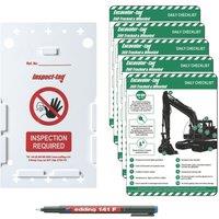 Scafftag Excavator Tag Kit 7 Piece Set (880YU)