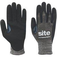 Site Cutmaster Gloves Black Large (8810P)