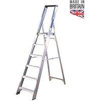 Lyte Aluminium 1.88m 6 Step Platform Step Ladder (881FG)