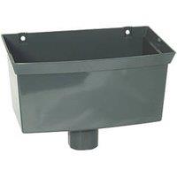 FloPlast Gutter Hopper 65-68mm Anthracite Grey (881JJ)