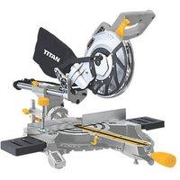 Titan TTB794MSW 210mm Electric Single-Bevel Sliding Mitre Saw 240V (881KP)