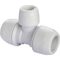 Hep2O Plastic Push-Fit Reducing Keyless Tee 22mm x 22mm x 15mm (881RE)